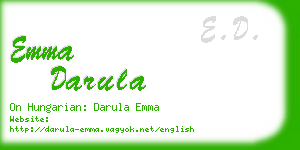 emma darula business card